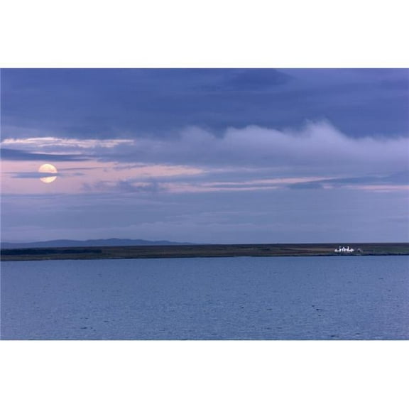 Water & Dark Clouds Poster Print, Large - 36 x 24
