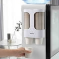 Water Dispenser Cup Holder Disposable Cup Holder Automatic Cup Storage