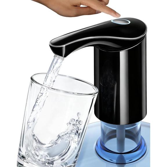 Water Dispenser for Jug, Electric Water Pump Bottle Whisper-Quiet,Portable Automatic Drinking Jug Pump Rechargeable for Home Office Camping/World Cup Viewing Party