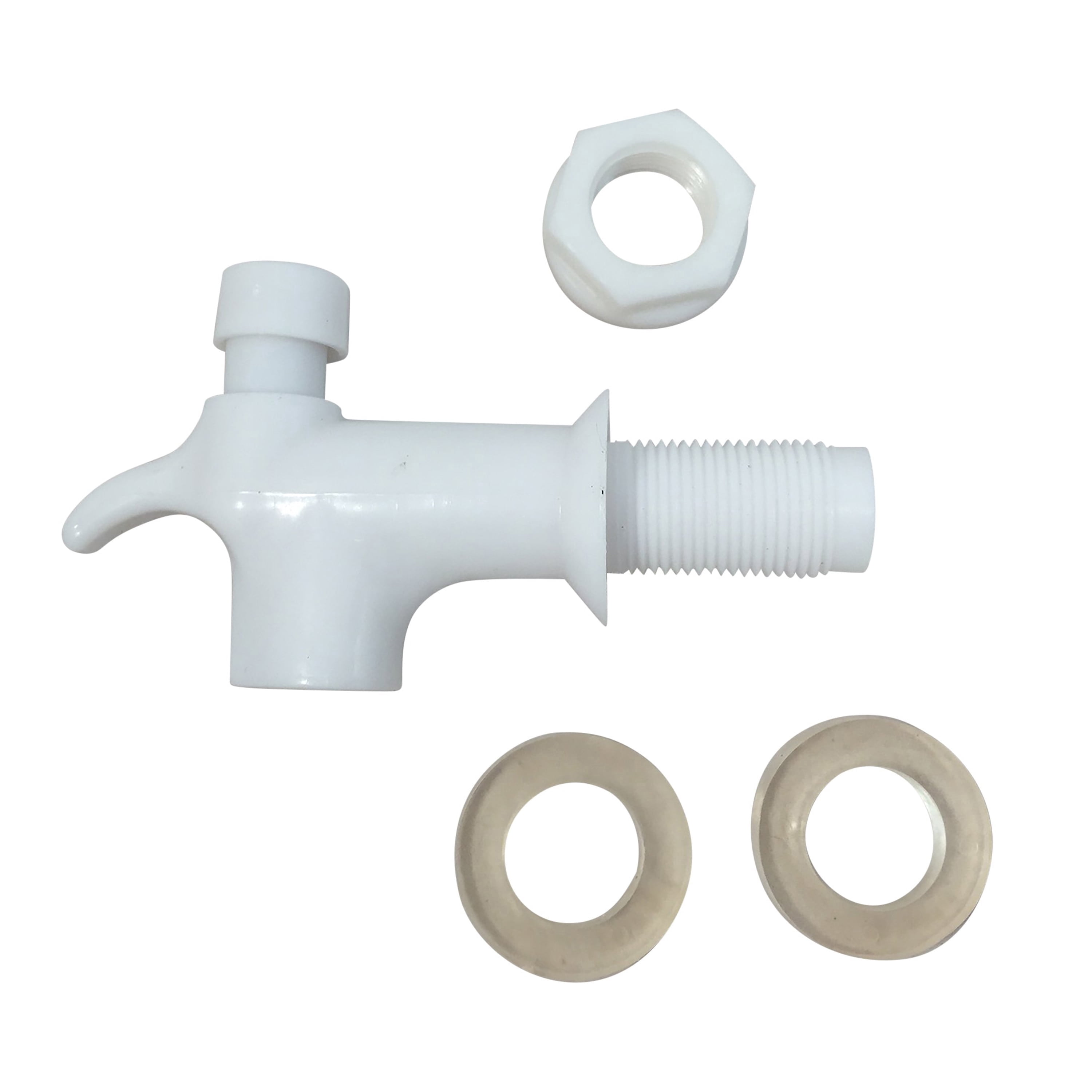 Water Spigot Replacement, White Plastic Water Dispenser Push Button ...