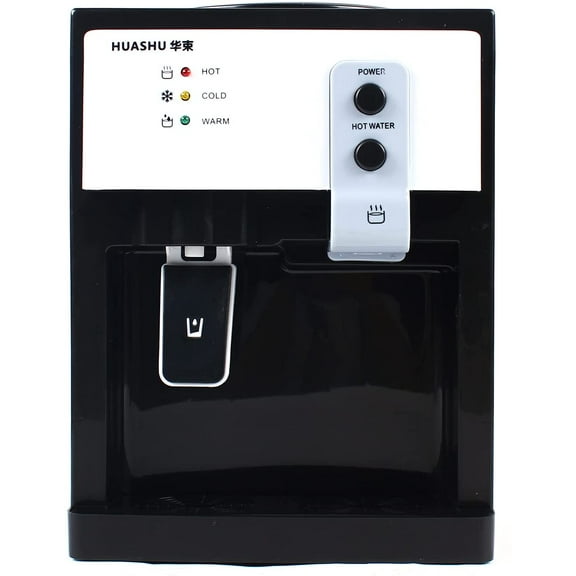 Water Dispenser, Top Loading System Countertop Water Coolers, 5 Gallon Freestanding Warm & Hot & Cold Water Cooler Dispenser, 3 Temperature Setting, Ideal For Home,Kitchen, Office Use