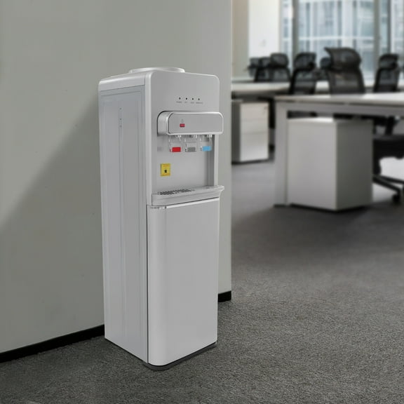 Water Dispenser with Hot, Room & Cold Spouts, Bottom Loading Water Dispenser, Bottom Loading Water Cooler Dispenser for 5 Gallon Bottles