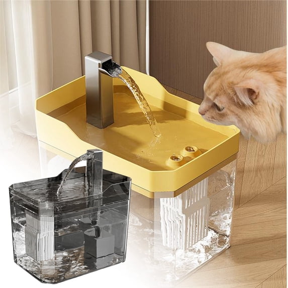 Water Dispensers Automatic Pet Water Feeder Large Capacity Silent Circulating System for Cats and Dogs with Mobile Drinking Design
