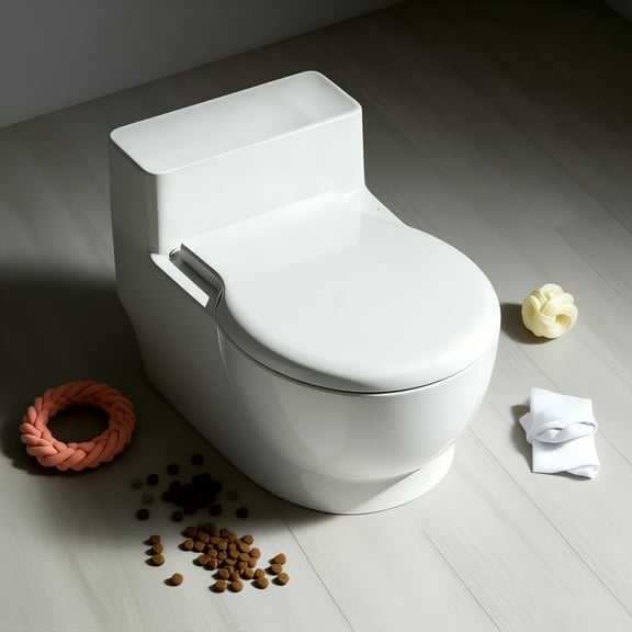 Water Dispensing Cat Bowl—Interactive Pet Waterer for Indoor Outdoor Use Encourages Hydration with Shaped Design and Easy Pouring