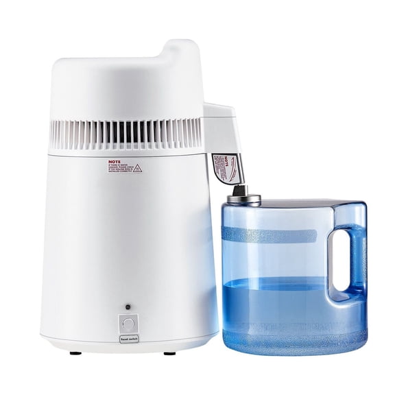Water Distiller 6L/1.6 Gallon, Pure Water Purifier - 900W Countertop Distilled Water Maker with Stainless Steel Interior