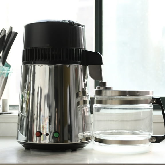 Water Distiller Pure Water Distiller 750W 4L Stainless Steel