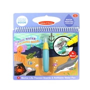 Water Drawing Doodle Book with Pen, Reusable Magic Water Coloring Board for Kids, Early Educational Toy, Birthday Gift for Child, Type B