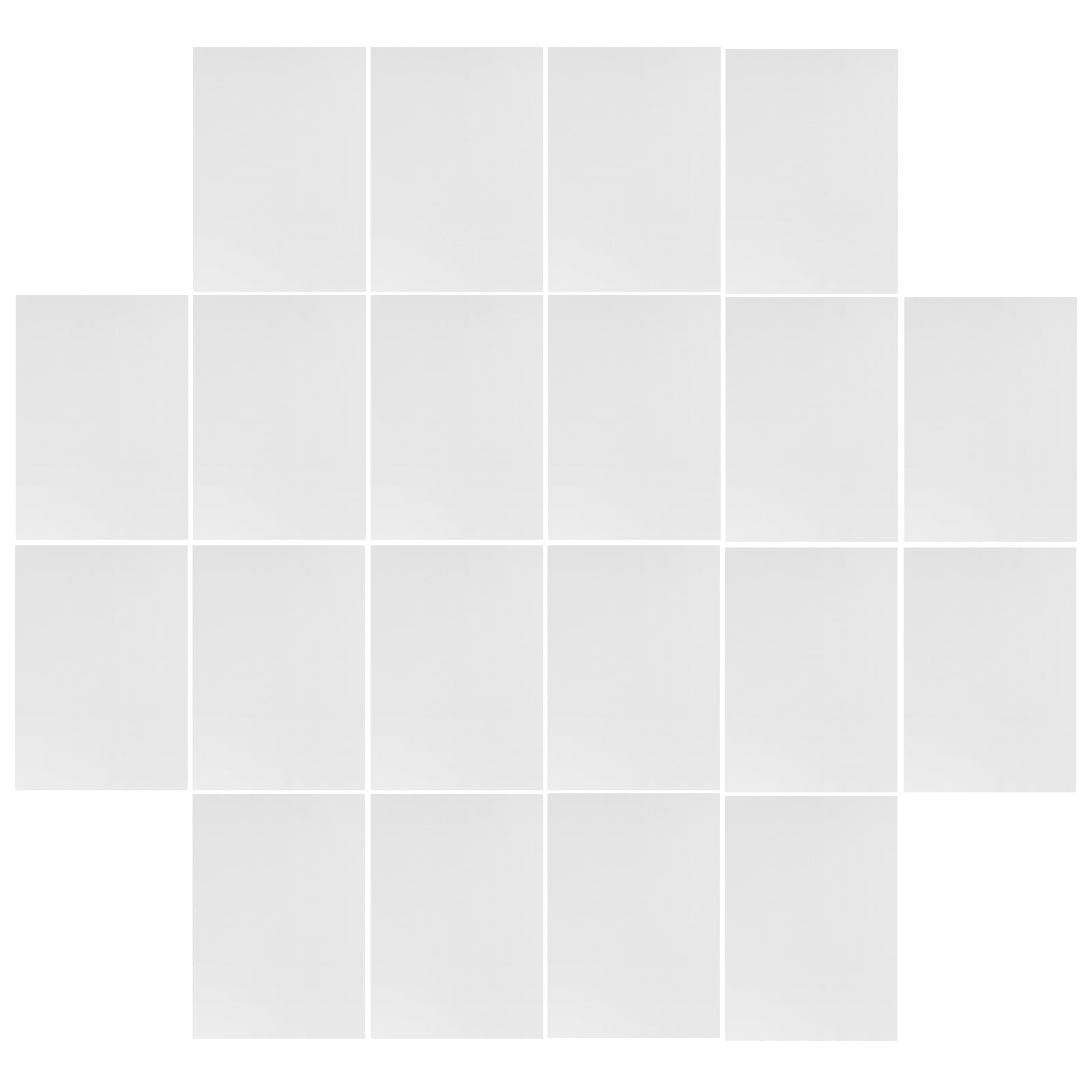 Water Drawing Paper 50 Sheets Art Children's Marbling Supplies for Kids Toddler White