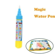 Water Drawing Pen for Aquadoodle Mat | Reusable Magic Water Marker | Mess-Free No-Ink Doodle Writing Tool | Compatible with Water Drawing Books & Mats | 1 Piece | Educational Art Toy