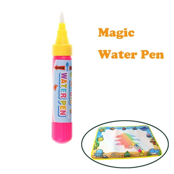Water Drawing Pen | Refillable Aqua Doodle Marker | Compatible with Water Drawing Mats & Books | Mess-Free No Ink Drawing Tool | Reusable Aquadoodle Art Pen | 1 Pack
