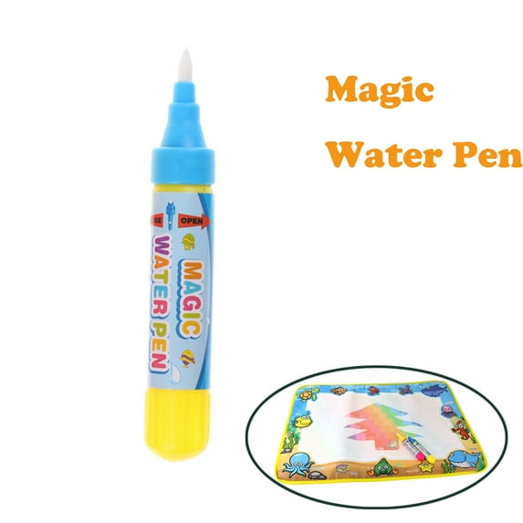 Water Drawing Pen under $5! CQCYD Magic Water Drawing Pen, Doodle Pen for Water Mat Board, Reusable Kids Educational Toy for Painting and Learning