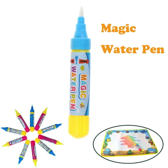 Water Drawing Pen under $5! CQCYD Magic Water Drawing Pen, Doodle Pen for Water Mat Board, Reusable Kids Educational Toy for Painting and Learning