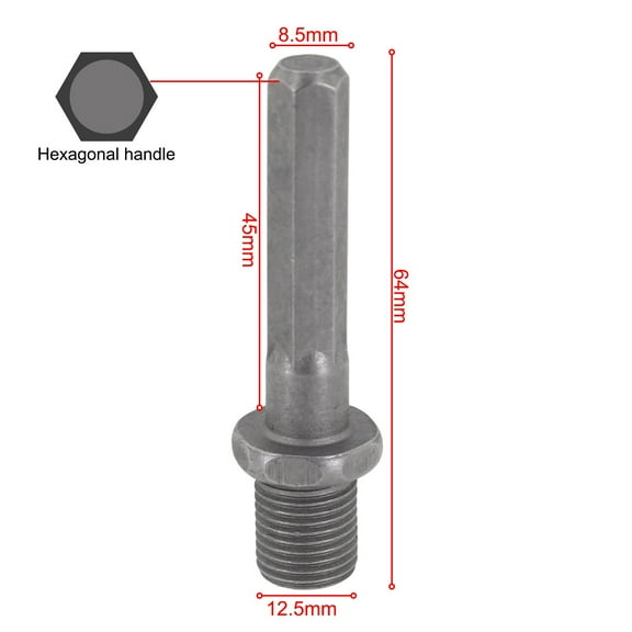Water Drill Extension Rod Split Electric Hammer Conversion Joint Connecting Rod Sleeve Hex Shank Drill Bit Chuck Adapter
