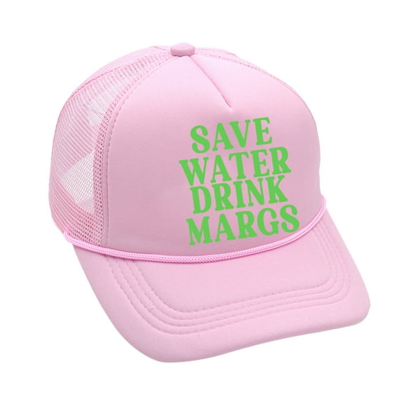 Water Drink Margs Trucker Hat - Vintage Graphic, Adjustable for Men/Women
