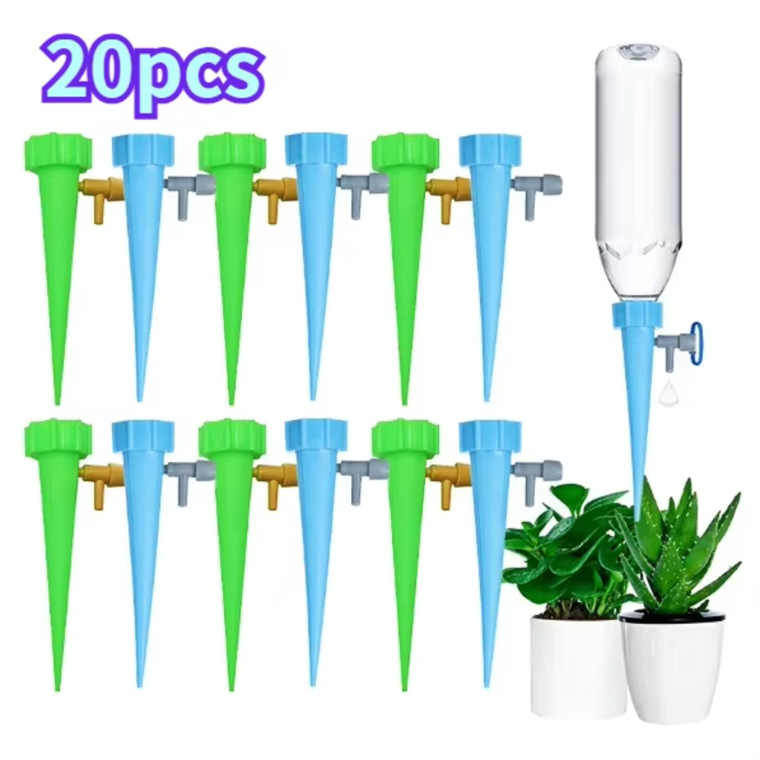 Water Dripper Adjustable ControlSelfWatering Kits Automatic Drip