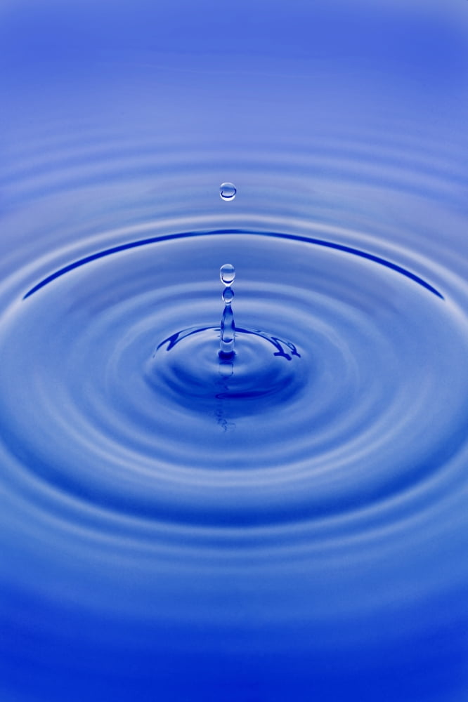 Water Drop Canvas Art - Don Hammond Design Pics (11 x 17)