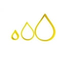 thumbnail image 1 of Water Drop Cookie Cutter (4 Inch)- Fast Shipping - Sharp Edges - Exceptional Quality, 1 of 6