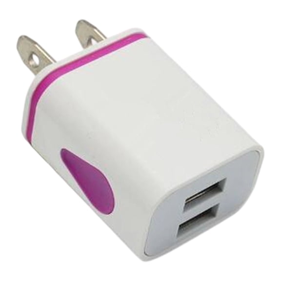 Water Drop Glowing LED Wall Charger, Fast Charger for iPhone Android Smartphones, 4-Port USB Wall Mount Portable Phone Charger