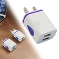 thumbnail image 1 of Water Drop Glowing USB Charger - Wall Mount Fast Charging Smartphone Charger with LED Glow Effect - Portable Phone Charger for Home Office and Travel - Blue - US, 1 of 8