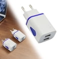 thumbnail image 1 of Water Drop Glowing USB Wall Charger, LED Fast Portable Charger for Smartphones (US/EU Plug), 1 of 9