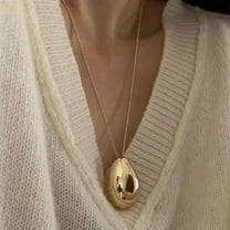 Water Drop Pendant Necklace Sweater Chain