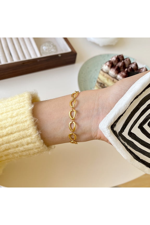 Water Drop Ring Personalized Bracelet Female