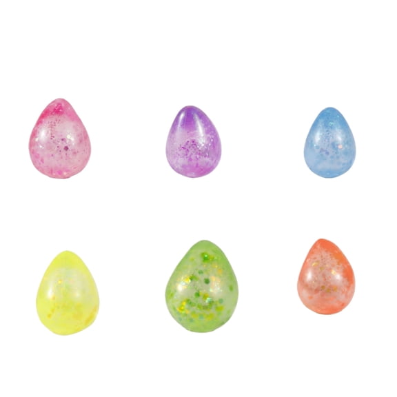 Water Drop Squishies, Squishies Water Drop, Fidget Toys Adults & Teens Easter Basket Stuffers, Glitter Sensory Stress Ball Squeeze Toys for Stress Relief,Random Color 1PCS