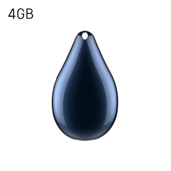 Water Droplet,digital Pendant, Hd Noise Reduction Recorder One-click Recording with Voice Control and Password Protection for -long 68-hour Capture for Work and Study