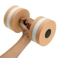 thumbnail image 1 of Water Dumbbell Foam Floating Fitness Equipment for Adult Pool Water Aerobics Low Impact Resistance Training Full Body Workout Exercise Lightweight Safe Portable Gear, EVA Material, 1 of 6
