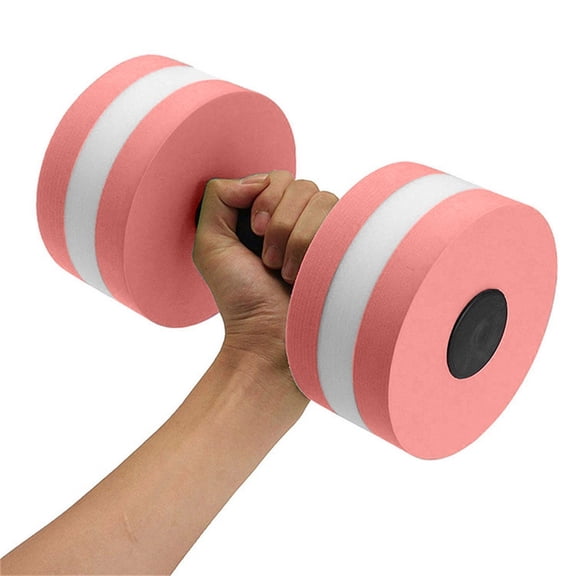 Water Dumbbell Foam Floating Fitness Equipment for Adult Pool Water Aerobics Low Impact Resistance Training Full Body Workout Exercise Lightweight Safe Portable Gear, EVA Material