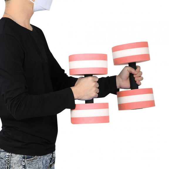 Water Dumbbell Weights for Aquatic Exercise Roundness Foam Water Floating Dumbbell Sport Fitness Equipment