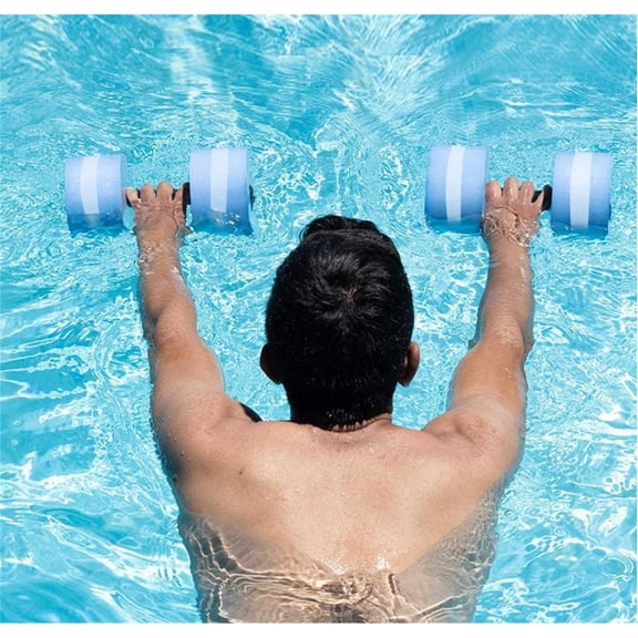 Water Dumbbells For Pool Exercises Strength Training, Low-Impact Rehab & Toning Workouts, Eva Foam Dumbbells For Swimming Spa Home Gym