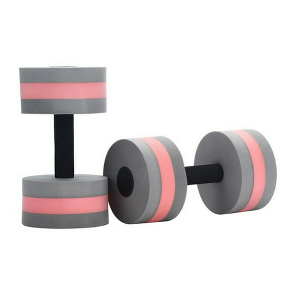 Water Dumbbells for Pool Exercise 2 Pack Foam Weights Dumbbells Set Water Aerobics Weights Lightweight Aqua Fitness Barbells EVA Yoga Barbell Fitness Exercises Equipment for Weight Loss