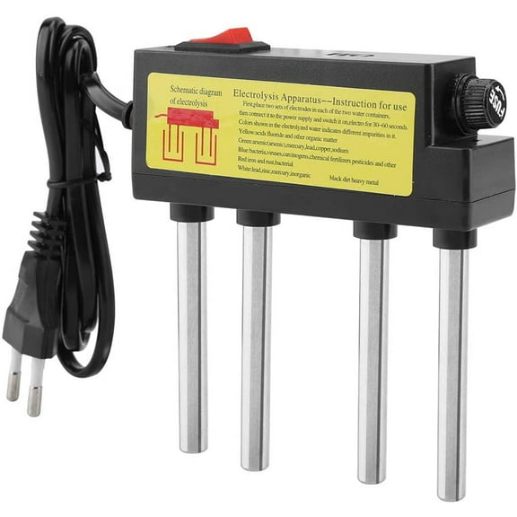 Water Electrolyzer Quick Water Quality Tester Electrolysis Iron Bars TDS Tester Electrolyzer Quick Water Quality Testing Ideal Water Test Meter for All Kinds Water (EU - 1pcs)