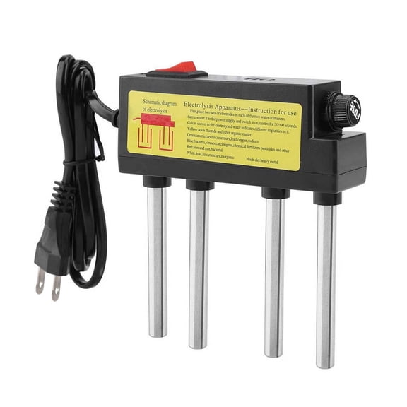 Water Electrolyzer Tester, Portable Water Quality Test Tool with 110V US Plug for Drinking Water Pool Aquarium and Spa Use