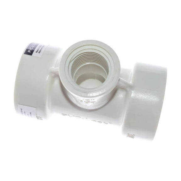 Water Equipment Orbit 34772 Fpt Pvc Lock Tee Pipe Fittings 3/4" X 1/2" 150 Psi