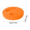 thumbnail image 1 of Water Exercise Discs, Handheld Foam Aerobic Equipment for Adults, Pool Resistance for Swimming Beginners, Orange, 1 of 8