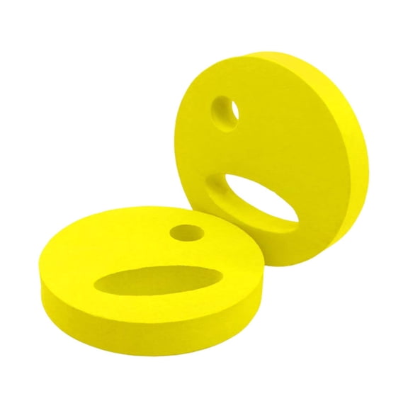 Water Exercise Discs for Pool Aerobics, 2 Pack EVA Foam Water Weights for Resistance Training, Hand Held Swim Discs for Aquatic Fitness, Swimming Beginner, 7.1 Inch