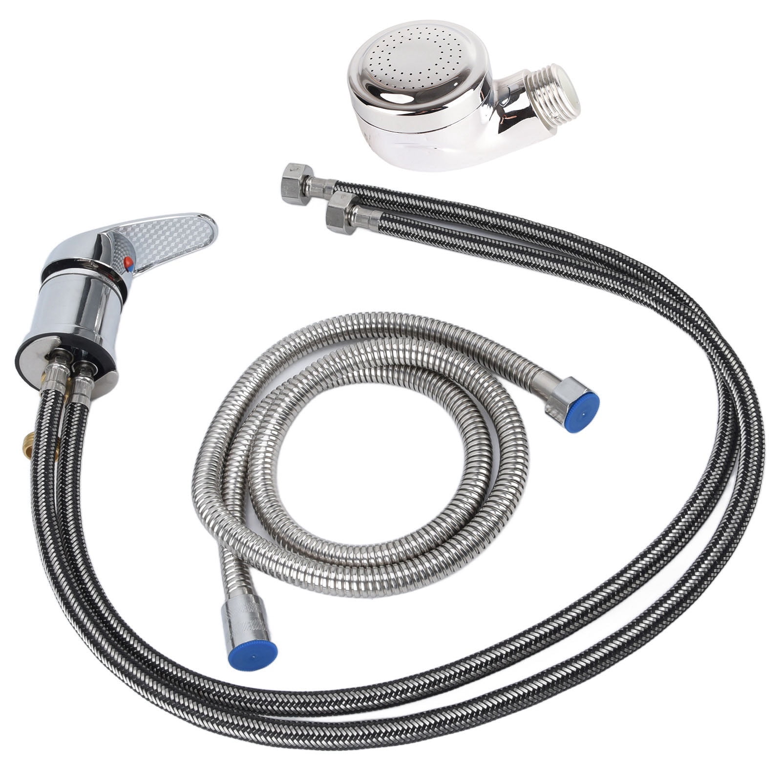 Water Faucet Set, Shampoo Bed Faucet Sprayer Switch Set Basin Faucet