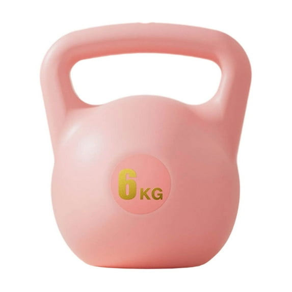Water Filled Kettlebell for Home Gym Training - Soft PE Material 6kg Indoor Strength for Full Body Workouts and Stability