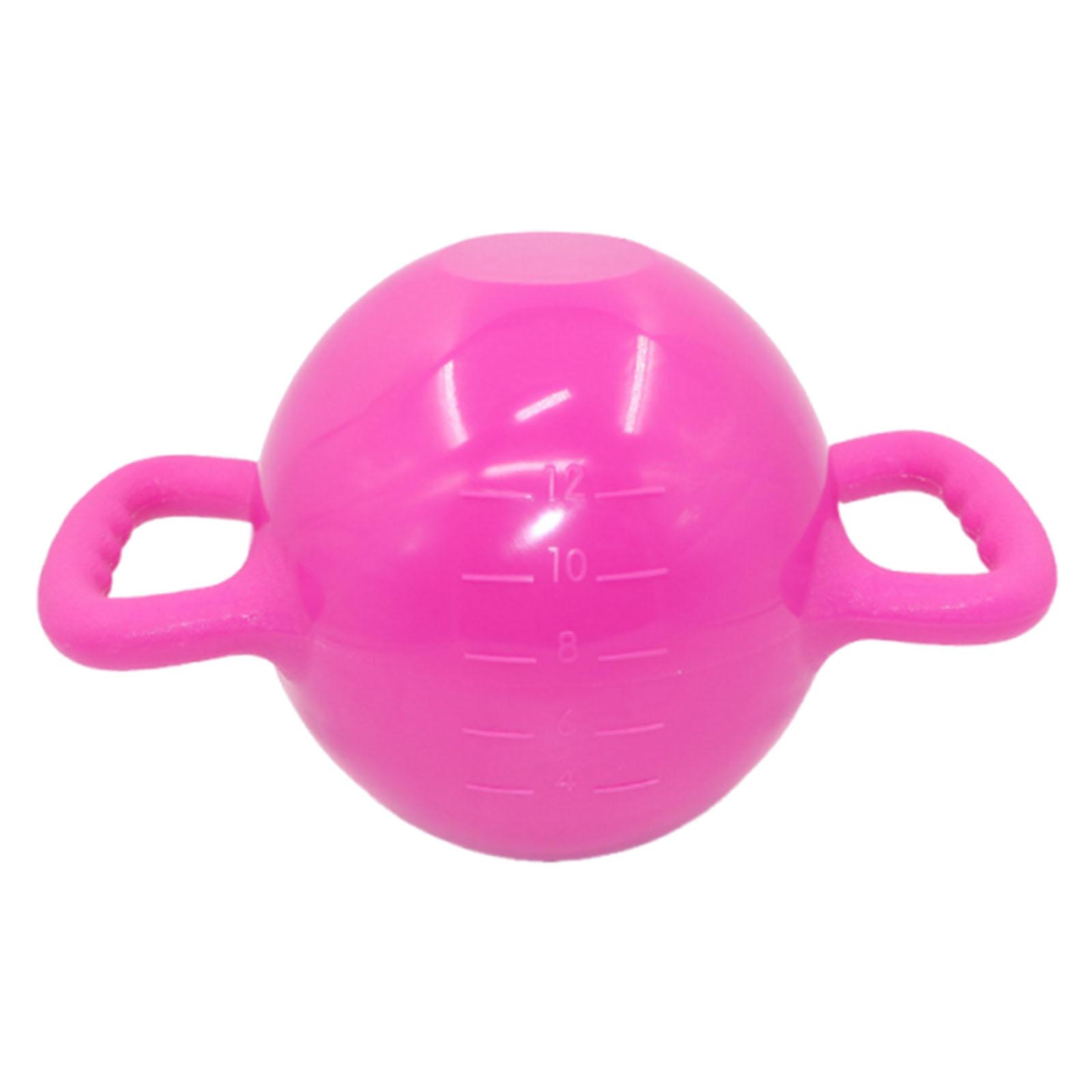 Water Filled Kettlebells Adjustable Weights Double Handle Design PVC Material for Home Gym Fitness