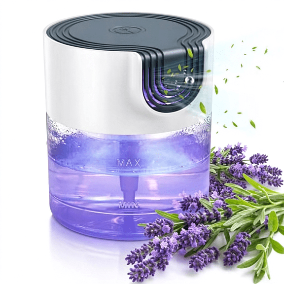 Water Filter Air Washer for Home and Office,Air Cleaner Water Air Purifier Humidifier, Rainbow Air Washer with LED Mood Light, Air Revitalizer for Smoke and Pets