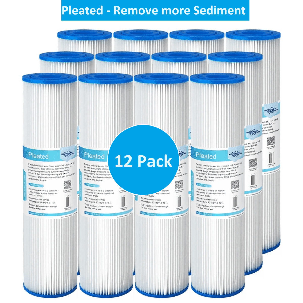 Water Filter Cartridge, Membrane Solutions Sediment Water Filter ...