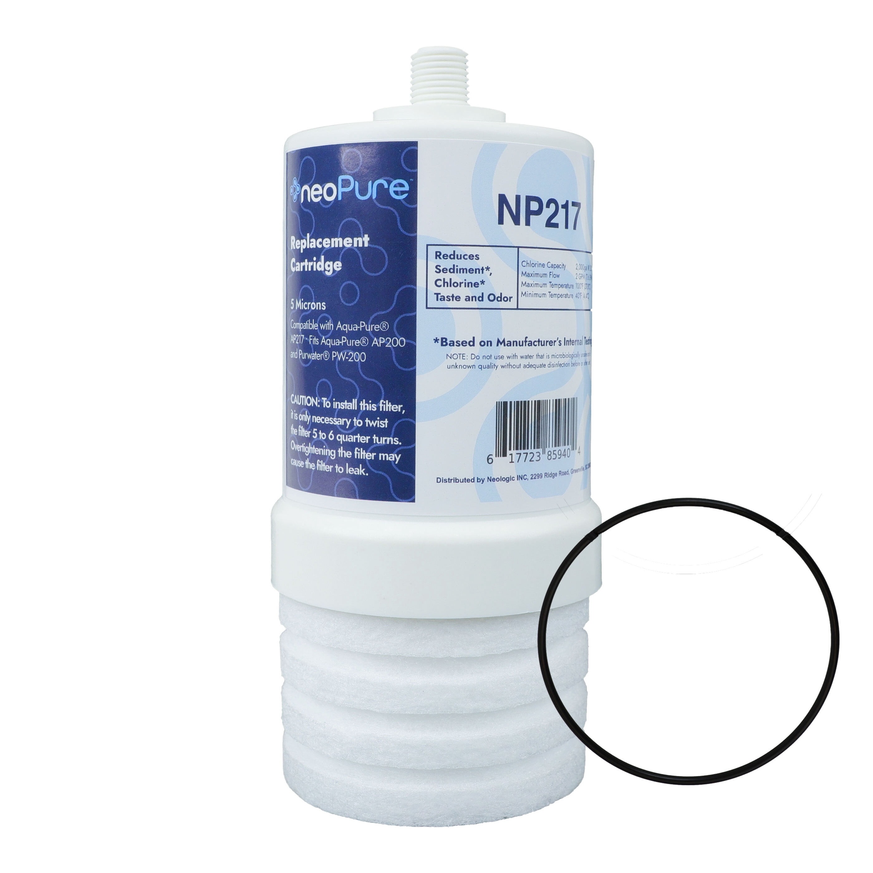 Water Filter Compatible With Aqua-Pure™ AP217 / AP200 Filters ...