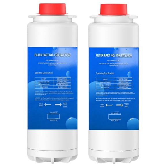 Water Filter Compatible with 51300C Bottle Stations Filter Compatible with ERF750Compatible with EWF3000(2 PACK)