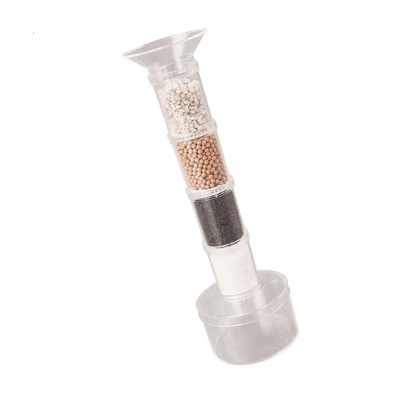 Water Filter Experiment Set DIY Science Tower with Clear Teaching Model for Students, Classroom Learning, and Home STEM Activities