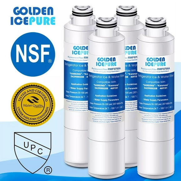 Water Filter Fit For DA29-00020B RF28N9780SG DA-97-08006A-1 HAFCIN 4Pack