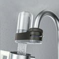 Water Filter For Faucet Home Water Filter System Fits Standard Faucets Water Purifiers, White,7