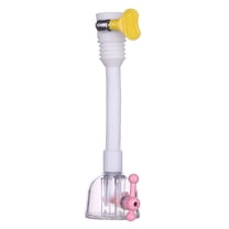 Water Filter - Qyaukm Faucet Water Filter, Extended Pink Anti-Splash Nozzle with Maifan Stone Filtration, Adjustable Purifier Head for Kitchen Sink