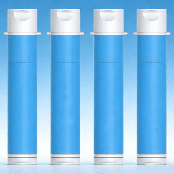 Water Filter Straw, Camping Water Filtration System, Purifier for Outdoor Drinking, Survival, Travel, Backpacking and Emergency Preparedness, Blue, Pack of 4